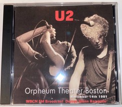 U2 Live At The Orpheum Theater Boston CD November 14, 1981 Very Rare Soundboard - £15.99 GBP