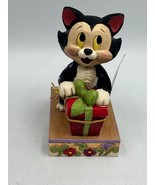 Disney Jim Shore Figaro Cat Festive Feline Christmas Figurine 6013065 Pi... - $28.90