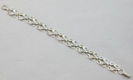 Art Deco Sterling Link Bracelet BEAU - $29.99