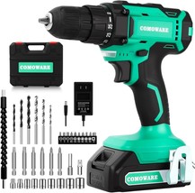 Comoware 20V Cordless Drill, Electric Power Drill Set With 1 Battery And - $44.95