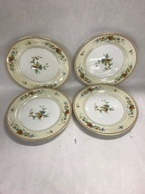 Vintage H &amp; C Heinrich Selb Gold Trims Bavaria China 4pc dinner plate 10 inch - £23.73 GBP