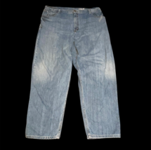 Levis Silvertab Jeans Mens 42 x 31 Baggy Y2K Skater Grunge Wide Leg Deni... - $54.99