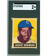 1948 Leaf Rookie Jackie Robinson #79 SGC 2 P1267 - $17,259.02 CAD