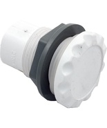 Waterway 660-3100 0.5&quot; Straight Nut Scalloped Spa Air Control - White - $29.10 CAD