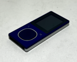 Microsoft Zune Blue Model 1125 8GB Music Video MP3 Player - Untested As ... - $24.74