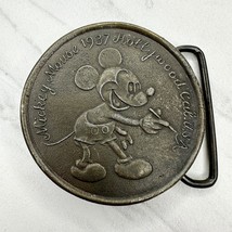 Vintage Sun Rubber Disney Mickey Mouse 1937 Hollywood California Belt Bu... - $29.69