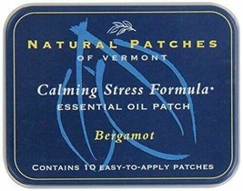 NEW Natural Patches Of Vermont Bergamot Stress Comfort Essential Oil Body Patch - $21.23