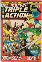 Marvel Triple Action Comic Book #3 Silver Surfer Fantastic Four 1972 FINE- - £3.98 GBP