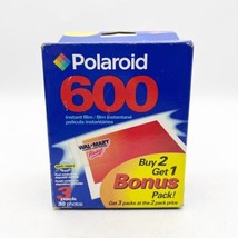 SEALED POLAROID 3-PACK 600 INSTANT CAMERA FILM PHOTOS EXPIRED 7/2005 30 ... - £23.97 GBP