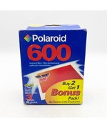 SEALED POLAROID 3-PACK 600 INSTANT CAMERA FILM PHOTOS EXPIRED 7/2005 30 ... - £23.46 GBP