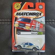 2002 Matchbox #53 Police Car Rescue Rookies Series 1/13 #95245 - £7.56 GBP