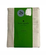Kate Spade Twin Sheet Set Light Gray Cotton Sateen Classic Neutral - $67.89 CAD