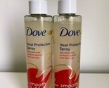 Dove Heat Protection Spray Smooth and Shine 2 Pack Nourishing - £21.70 GBP