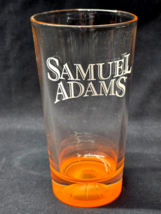 Vintage SAMUEL ADAMS Boston Lager Clear Pint Glass With Basketball Bottom - £12.16 GBP