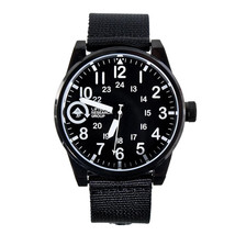 LRG Lifted Timing Group Field &amp; Research 40mm Black Steel Wrist Watch Ne... - $34.95