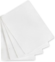 Handmade White Deckle Edge Blank Paper Cards only 3.5x2 Pack of 50 Watercolor Mi - £25.58 GBP