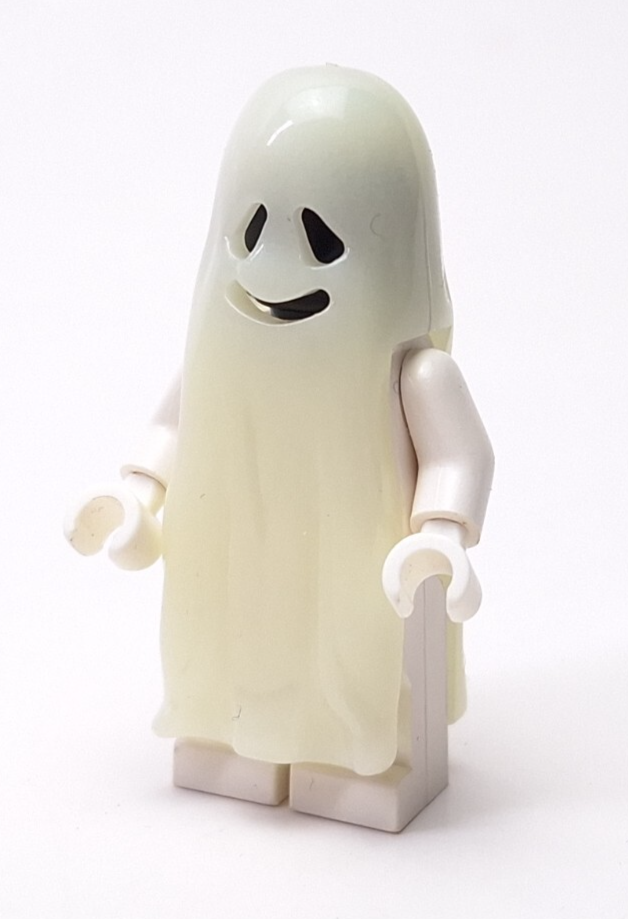 Lego Vintage Castle Fantasy Ghost Glow In The Dark Minifigure - $18.59