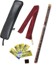 Tuoren Bamboo Flute Dizi Traditional Handmade Woodwind Gifts Chinese Musical - £35.22 GBP