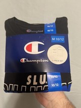 Champion St Louis Univ Billikens Kids 2-pack T-shirt Set M 10/12 (1 Blk 1 Gray) - £14.01 GBP