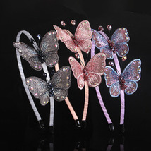 Exquisite Embroidered Butterfly Headband - £7.45 GBP