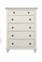 Prairie 5 Drawer Chest, White - $16,593.57 MXN