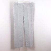 Liz &amp; Co. Women&#39;s 10 Cotton Blend Pinstripe Striped Straight Leg Trouser Pants - £11.76 GBP
