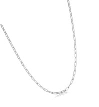 Sterling Silver Polished 2.3 mm Paperclip Chain - £66.34 GBP
