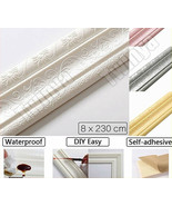3 D WALL BORDER Foam Sticker Self-adhesive Kitchen Home Decor Waterproof... - $25.74