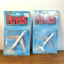 VTG 1990  Road Champs Flyers Commercial Airlines Set 2 Planes Western &amp; ... - £11.74 GBP