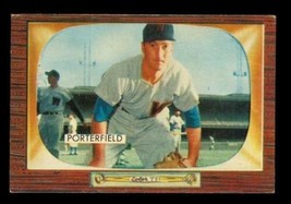 Vintage 1955 Baseball Card Bowman #104 Bob Porterfield Washington Senators - £6.60 GBP