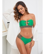 Swimsuits Womens One Piece Bathing Suits With Ring Green Color Suits - $29.90