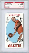 1969 Topps Dick Snyder Rookie #73 PSA 6 P1352 - £31.09 GBP