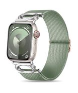 Double-C Nylon Band for Apple Watch 41/45mm Adjustable Strap Sage Green - $36.72 MXN Double-C Nylon Band for Apple Watch 41/45mm Adjustable Strap Sage Green - $36.72 MXN
