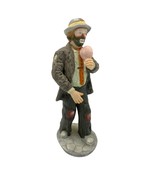 Vintage Emmett Kelly clown hobo cotton candy 8&quot; figurine - £19.33 GBP
