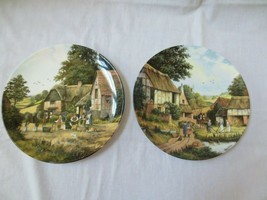 2 Royal Doulton Harvest Home Collector Plates Peter Kotka Turning Hay,We... - $25.00
