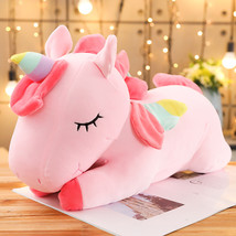 Giant Unicorn Plush Toy Soft Stuffed Unicorn Soft Dolls Animal Horse Toys For Ch - £10.23 GBP