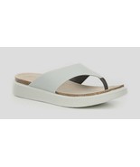 New ECCO Women&#39;s Corksphere Leather Thong Sandals Variety Sizes - $91.29