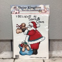 Daisy Kingdom I Believe in Santa Claus Iron Transfer Vintage 1989 New - £9.32 GBP
