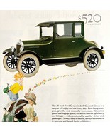 Ford Steel Coupe Channel Green 1926 Advertisement Lithograph Automobilia... - €51,47 EUR