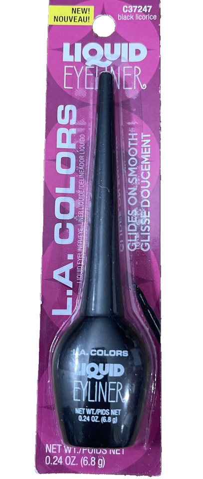 L.A. Colors C37247 Liquid Eyeliner Black Licorice-Brand New-SHIPS N 24 HOURS