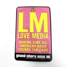 Grand Theft Auto III Official Rockstar E3 Promo Sticker GTA 3 Love Media... - €33,96 EUR