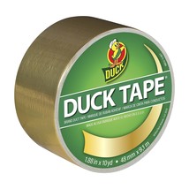 Duck Brand 280748 Duct Tape, Single Roll, Metallic Gold - £8.31 GBP