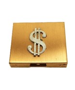 Sam Fink Coin-Pak, Gold Tone Safe Box, Petty Cash, Money Holder, Vintage - $371.58 MXN
