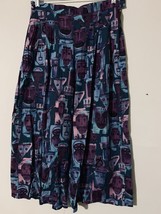 Vintage Windjammer Vintage Geometric Tribal Split Skirt Women&#39;s Sz M - £14.93 GBP