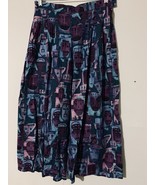 Vintage Windjammer Vintage Geometric Tribal Split Skirt Women&#39;s Sz M - $25.56 CAD