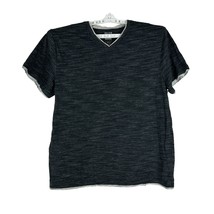Julian &amp; Mark Mens V-Neck Short Sleeved T-Shirt Size XL Black - £14.61 GBP