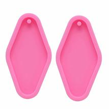 Gem Cake Tool Pendant Jewelry Making Keychain Molds Clay Mold Silicone Mould Can - £8.45 GBP