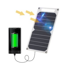 Solar Panel Charger Usb Port Portable High Power Paper Shaped Monocrystalline Si - £33.89 GBP