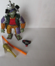 TMNT Donatello Samurai Don Action Figure 1993 Mirage Studios Playmates 4.75&quot; - $19.75