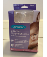 2 Contact Nipple Shields Size 2 With Protective Case - £5.79 GBP